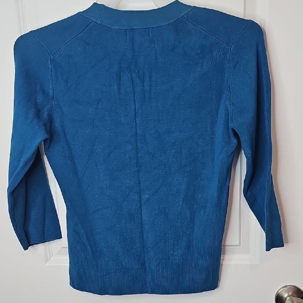 Prominence Chic Blue Women's‎ Sweater Size L - Picture 3 of 7